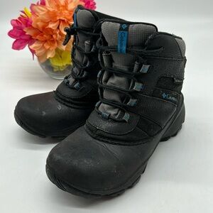 Columbia Black Winter Waterproof Snow Boots Size 5 WRB6891B